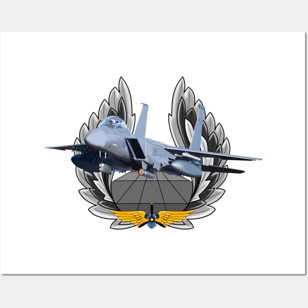 F-15 Eagle Wall Art by sibosssr